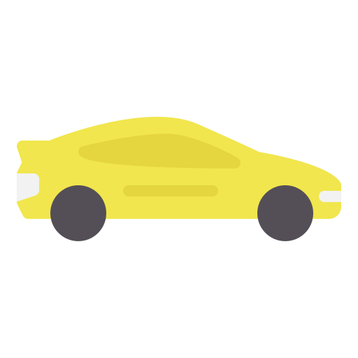 carro deportivo Generic color fill icono