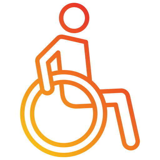 disabilità Generic gradient outline icona