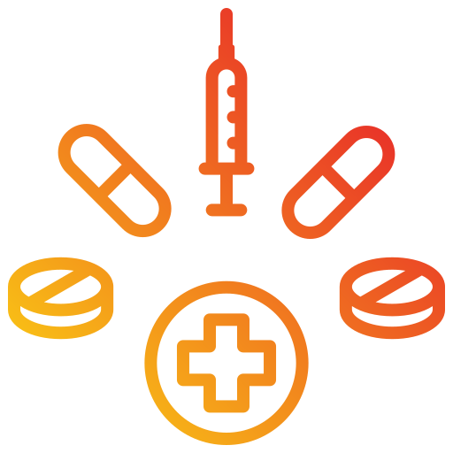 Medicines Generic gradient outline icon