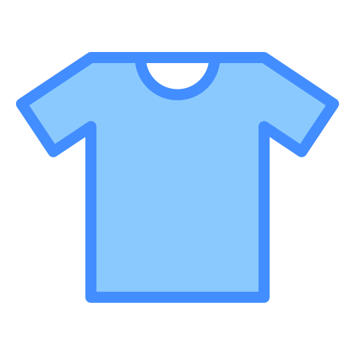 camiseta de manga corta Generic color lineal-color icono