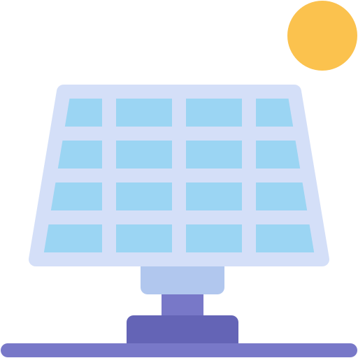 Солнечная панель Generic color fill иконка