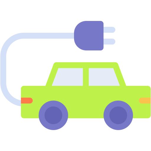 Electric Car Generic color fill icon