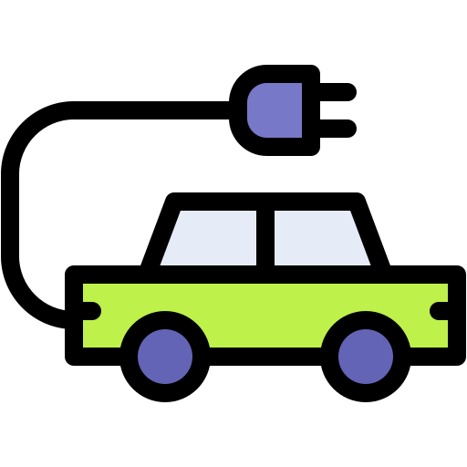 elektroauto Generic color lineal-color icon