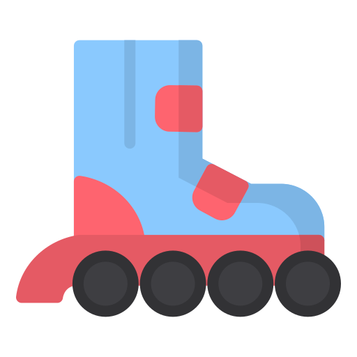 roller skates Generic color fill icon