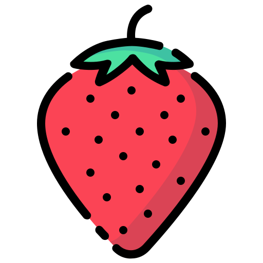 fraises Generic color lineal-color Icône