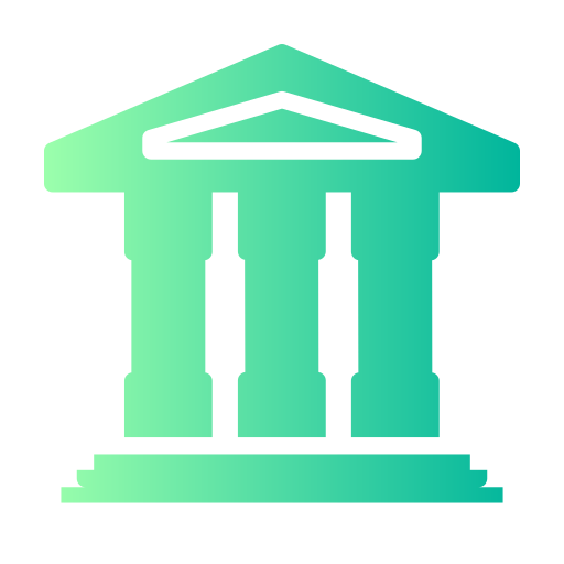 銀行 Generic gradient fill icon