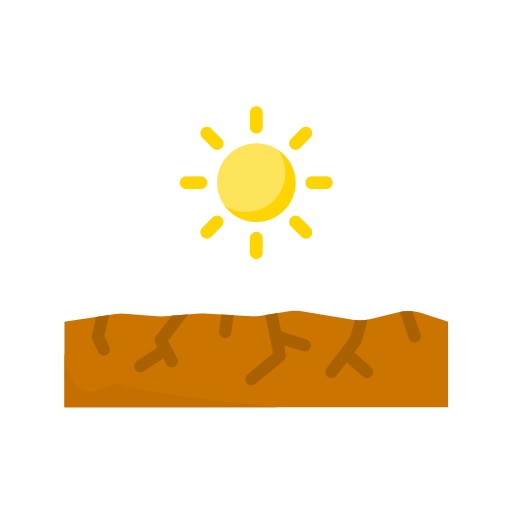가뭄 Generic color fill icon
