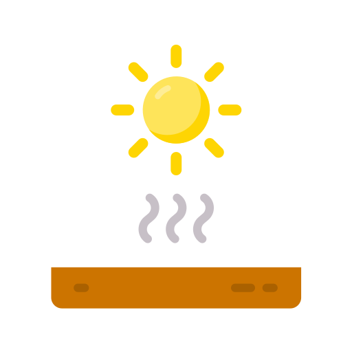 Heat wave Generic color fill icon