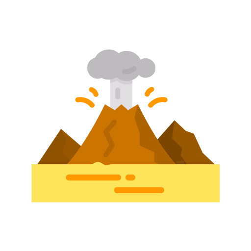 Volcano Generic color fill icon