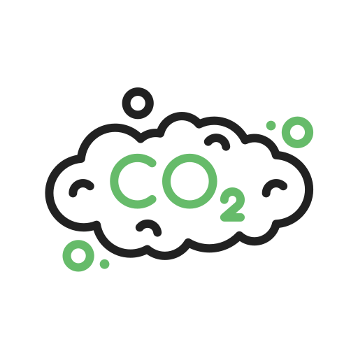 CO2 Generic color outline icon