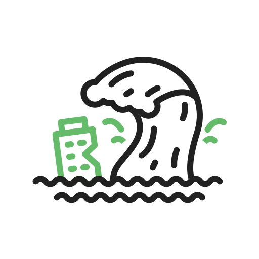 tsunami Generic color outline icono