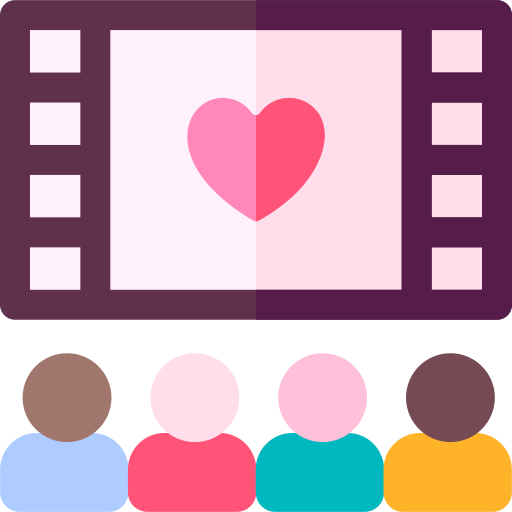 Movie Basic Rounded Flat icon