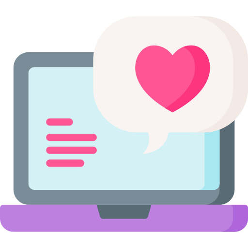 Online dating Special Flat icon