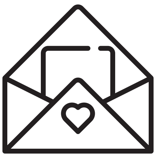 Любовное письмо Generic Detailed Outline иконка