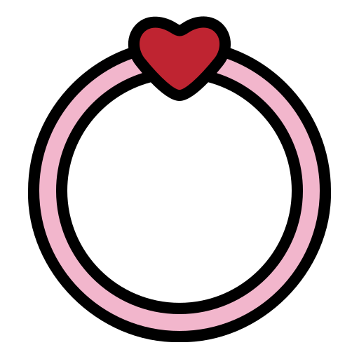 ring Generic Outline Color icon