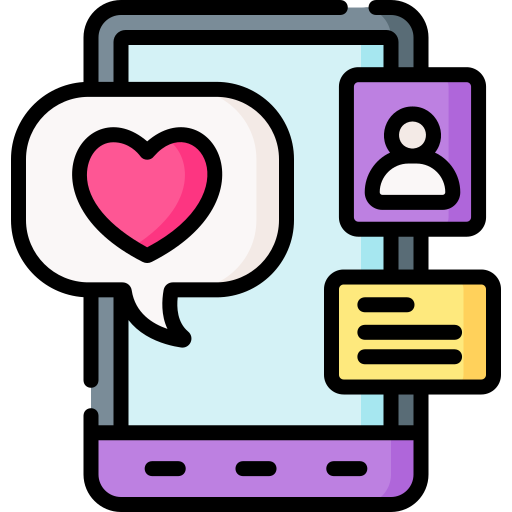 dating app Special Lineal color icon