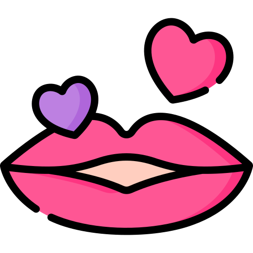 pocałunek Special Lineal color ikona