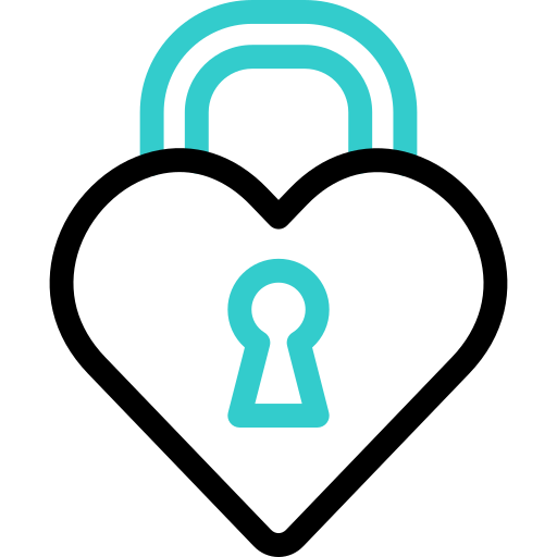 Padlock Basic Accent Outline icon