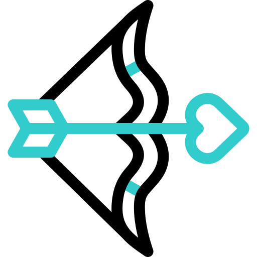 arco de cupido Basic Accent Outline icono