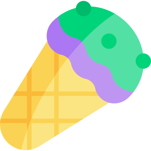 아이스크림 Kawaii Flat icon