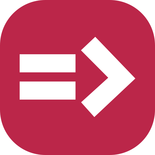 Equal to greater than symbol Generic color fill icon