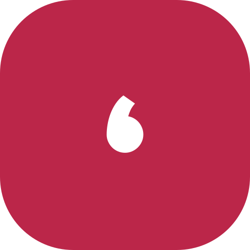 Quotation mark Generic color fill icon