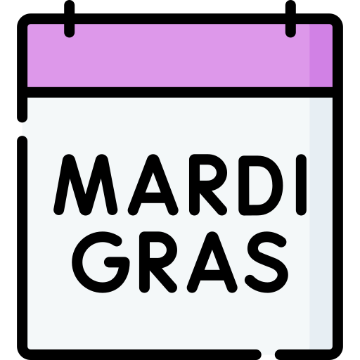 mardi gras Special Lineal color иконка