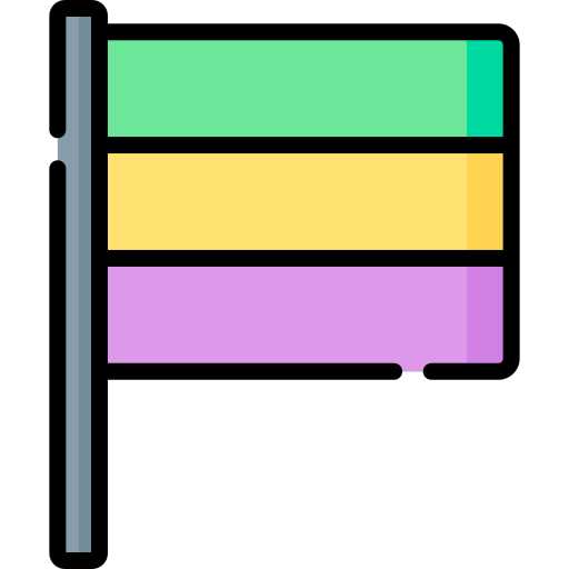 깃발 Special Lineal color icon