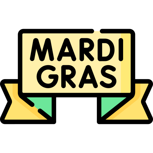 mardi gras Special Lineal color иконка