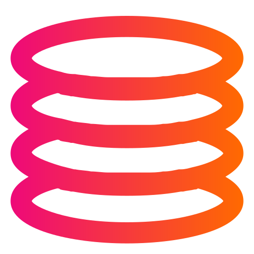 data Generic gradient outline Ícone