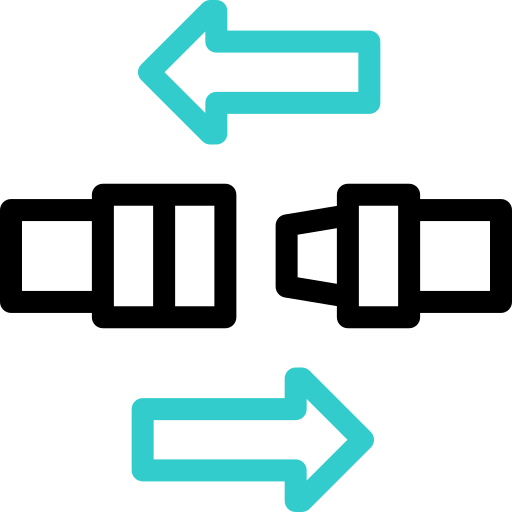 cintura di sicurezza Basic Accent Outline icona