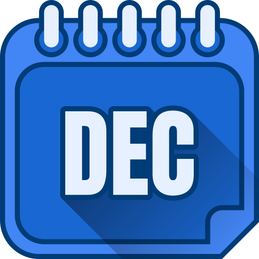 December Generic gradient lineal-color icon