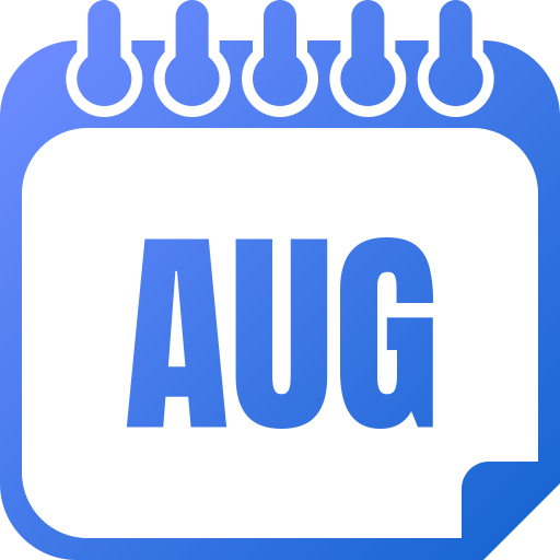 August Generic gradient fill icon
