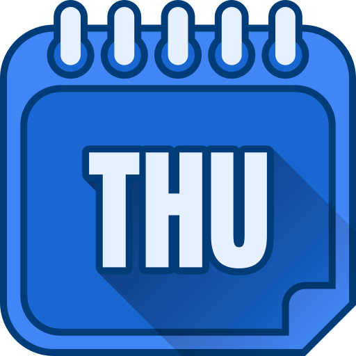 Thursday Generic gradient lineal-color icon