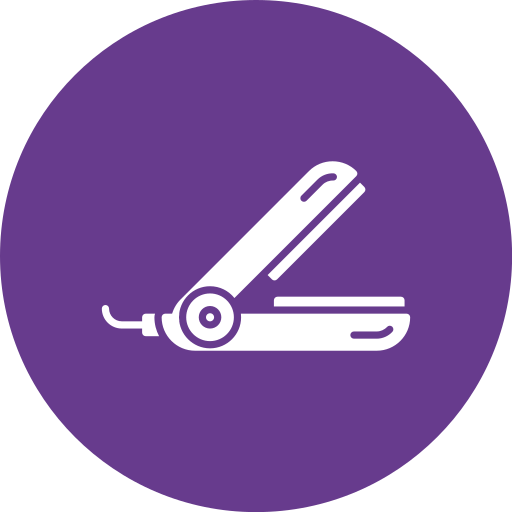 Hair straightener Generic color fill icon