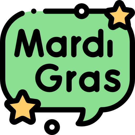 mardi gras Detailed Rounded Lineal color ikona