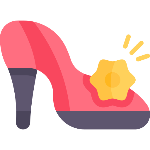 high heels Kawaii Flat icon