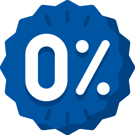 zero procent Special Flat ikona