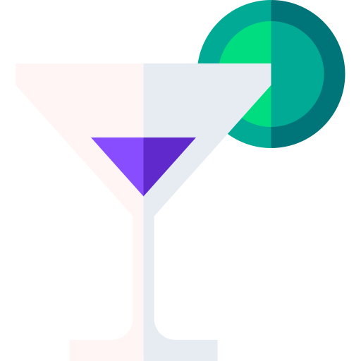 cocktail Basic Straight Flat icon