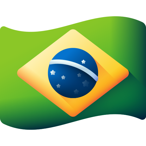 brasil 3D Color Ícone