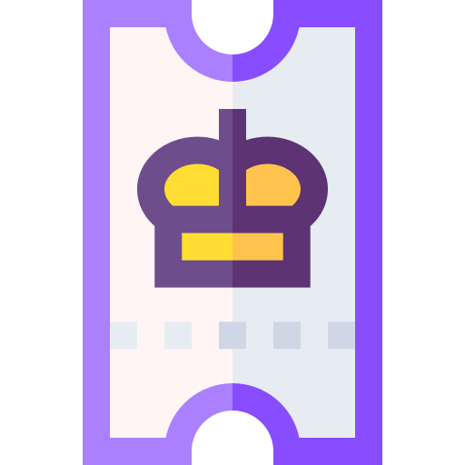 Ticket Basic Straight Flat icon