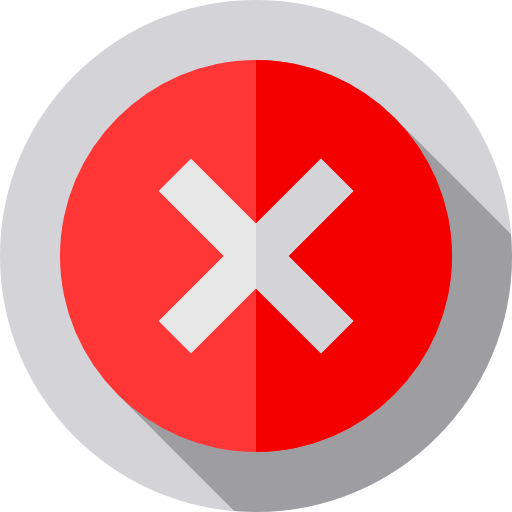 stornieren Flat Circular Flat icon