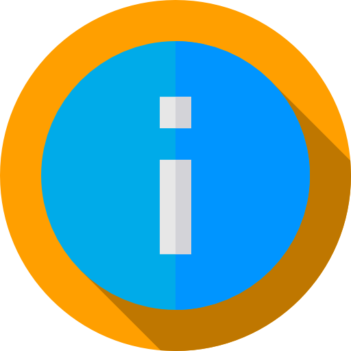 informacja Flat Circular Flat ikona