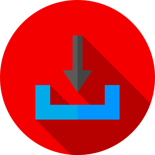 Download Flat Circular Flat icon