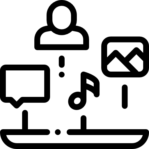 Голограмма Detailed Rounded Lineal иконка