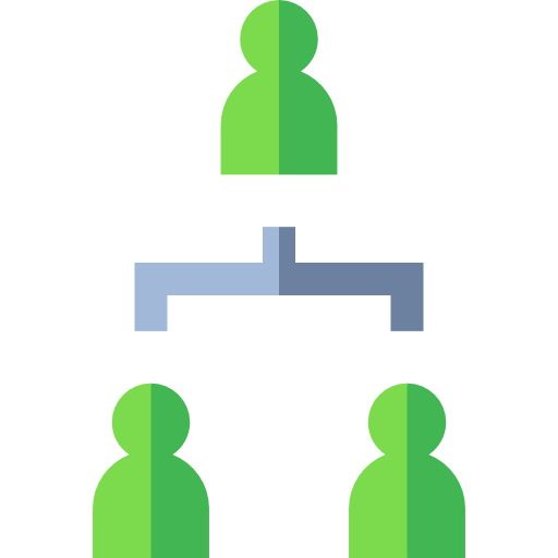 hierarchische struktur Basic Straight Flat icon