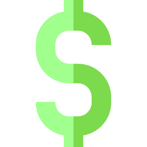 dolar Basic Straight Flat ikona