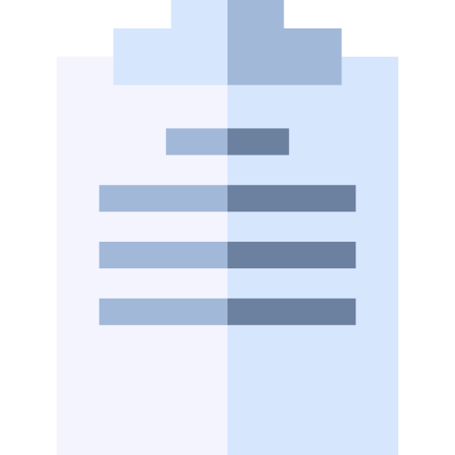 クリップボード Basic Straight Flat icon
