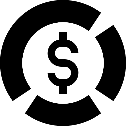 cirkeldiagram Basic Straight Filled icoon