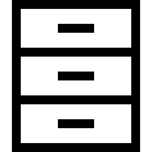 gabinete Basic Straight Lineal icono